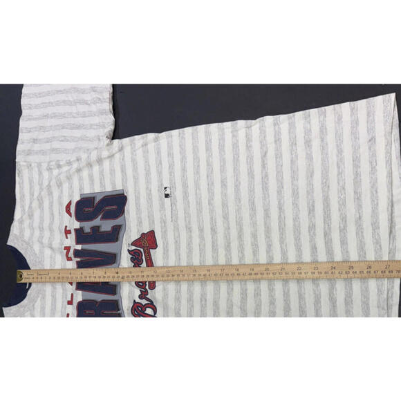 Vintage Atlanta Braves 1991 National League Champions Single Stitch T-Shirt L - Picture 7 of 15
